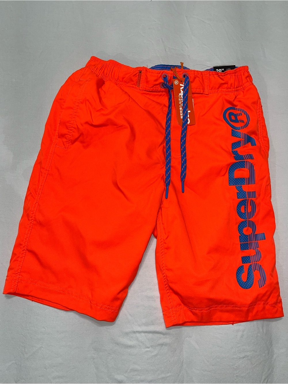 SuperDry Classic Boardshorts Volcanic Orange New Swim